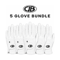 CJB Premium Cabretta Golf Glove - 5 Glove Bundle